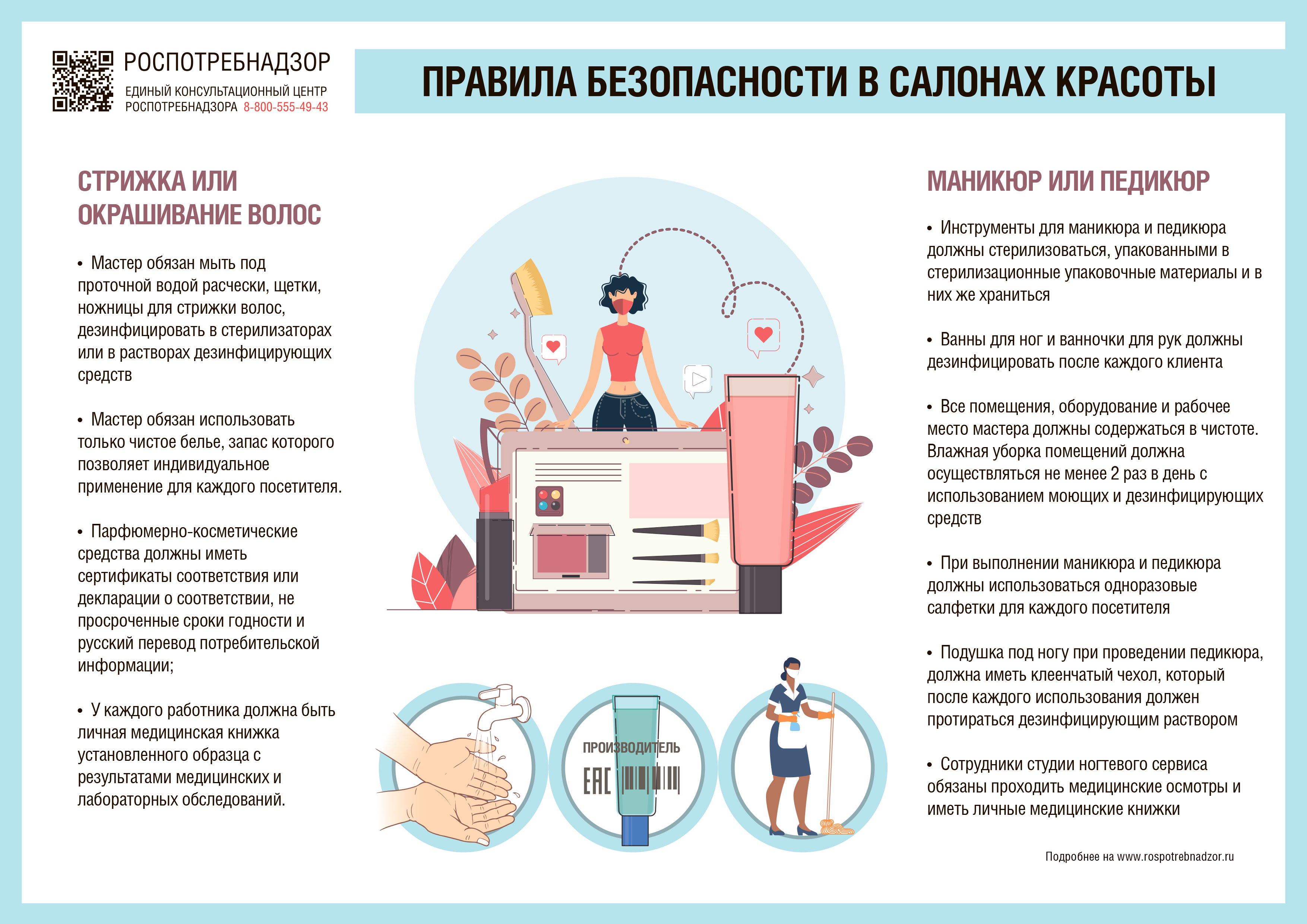 День парикмахера. Требования к предоставлению парикмахерских услуг (санитарные условия предоставления услуг, оказание услуг в рамках защиты прав потребителей).